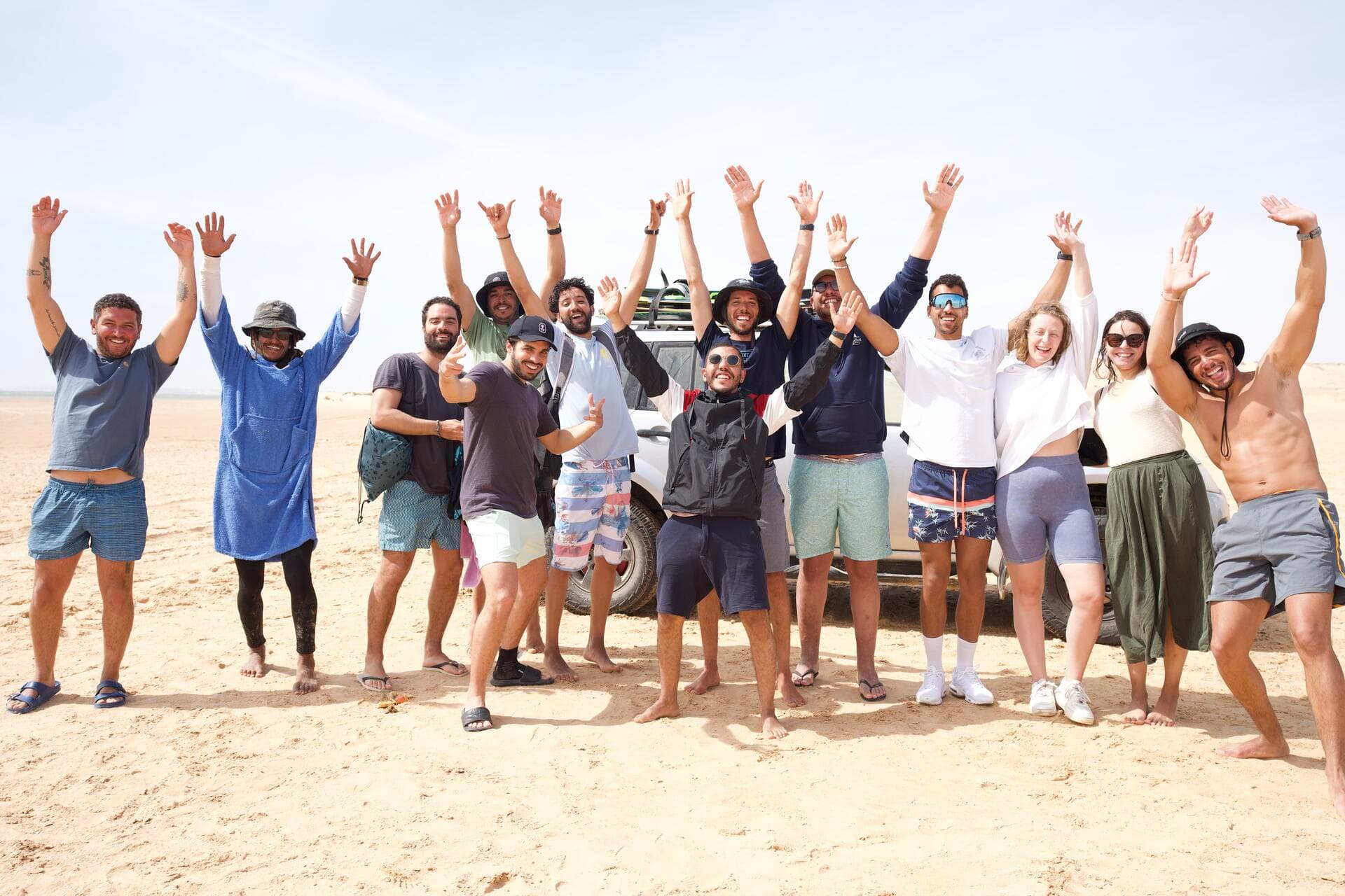 Équipe et élèves de Salty Joy Dakhla